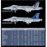 USN F/A-18E Plastic plane model VFA-143 1/72 | Scientific-MHD