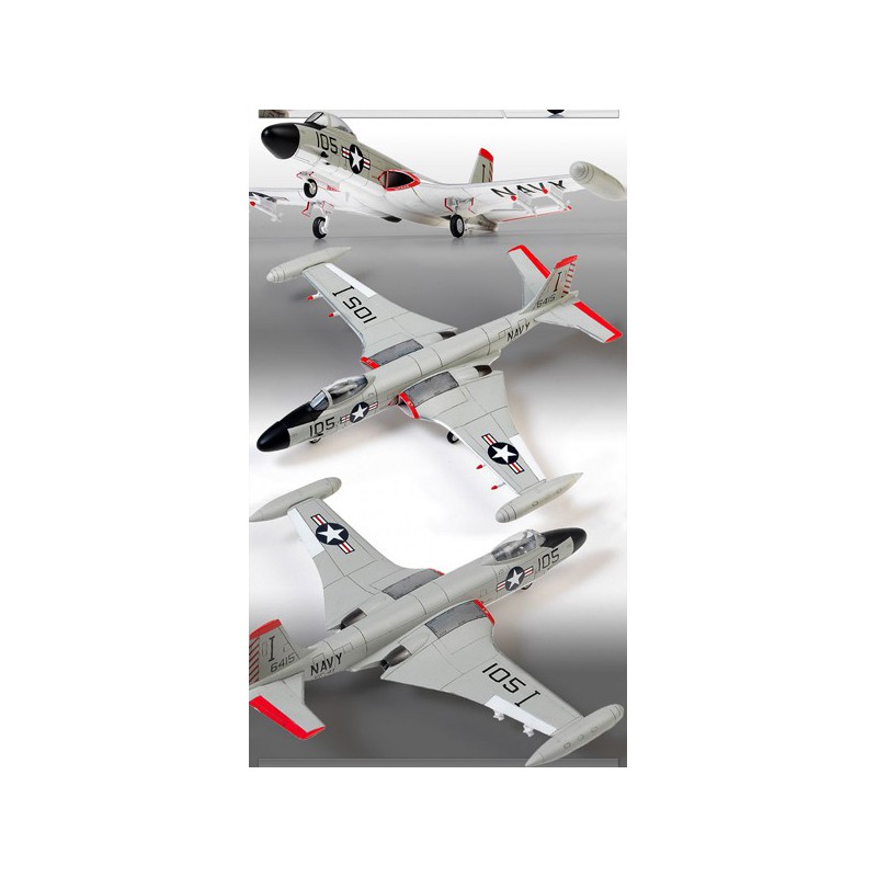 USN F2H-3 plastic plane model Black Aces 1/48 | Scientific-MHD USN F2H-3 plastic plane model Black Aces 1/48 | Scientific-MHD