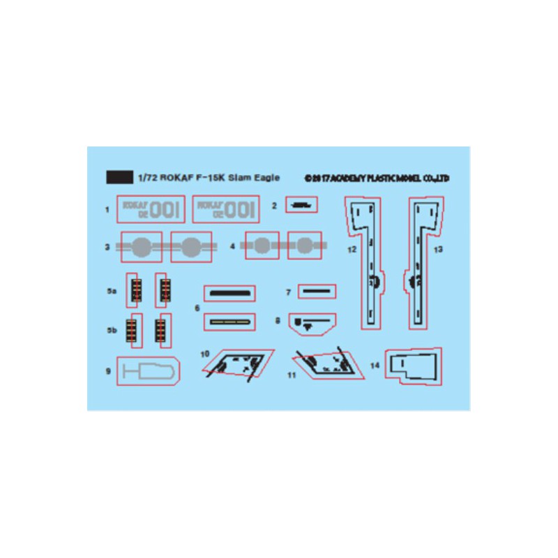 Plastic model in plastic F-15K Rocaf1/72 | Scientific-MHD