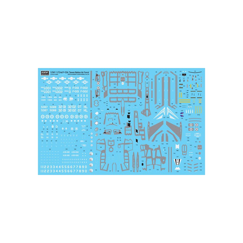F-35A plastic plane model Seven Nations 1/72 | Scientific-MHD