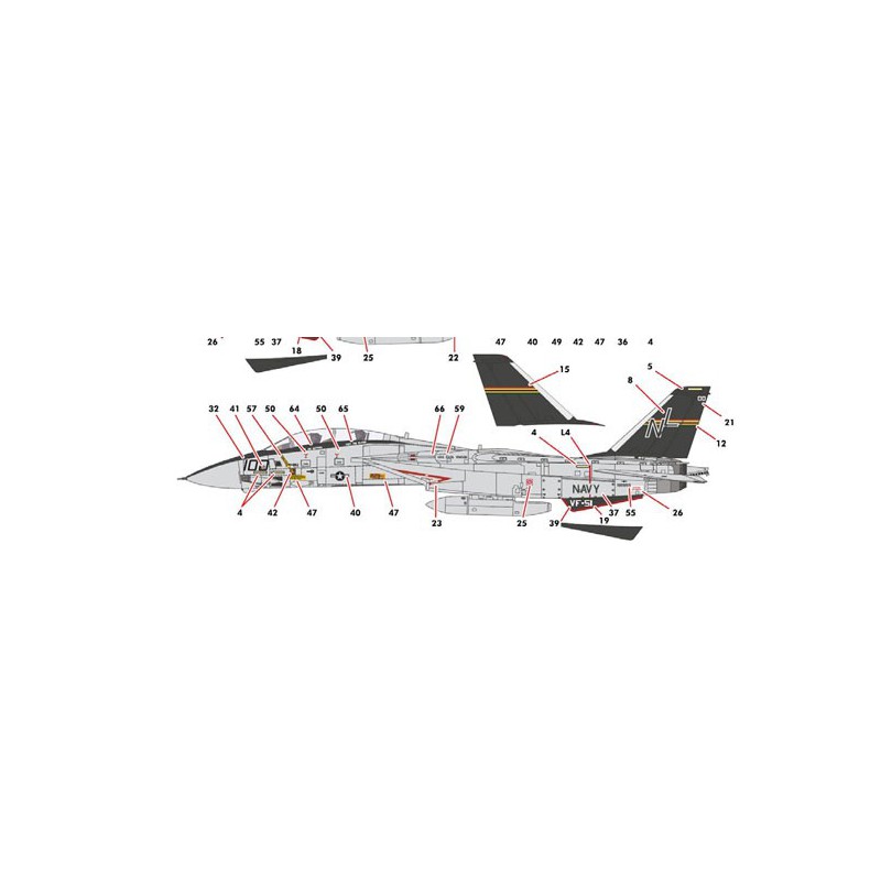 USN F-14A plastic plane model | Scientific-MHD