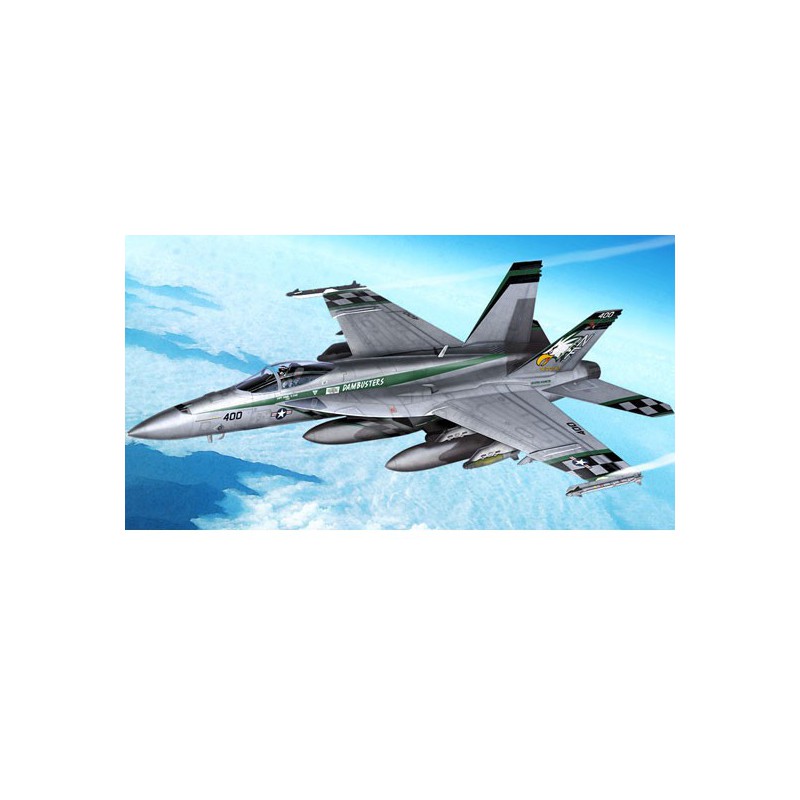USN F/A-18E VFA-195 plastic plane model "Chippy Ho" 1/72 | Scientific-MHD