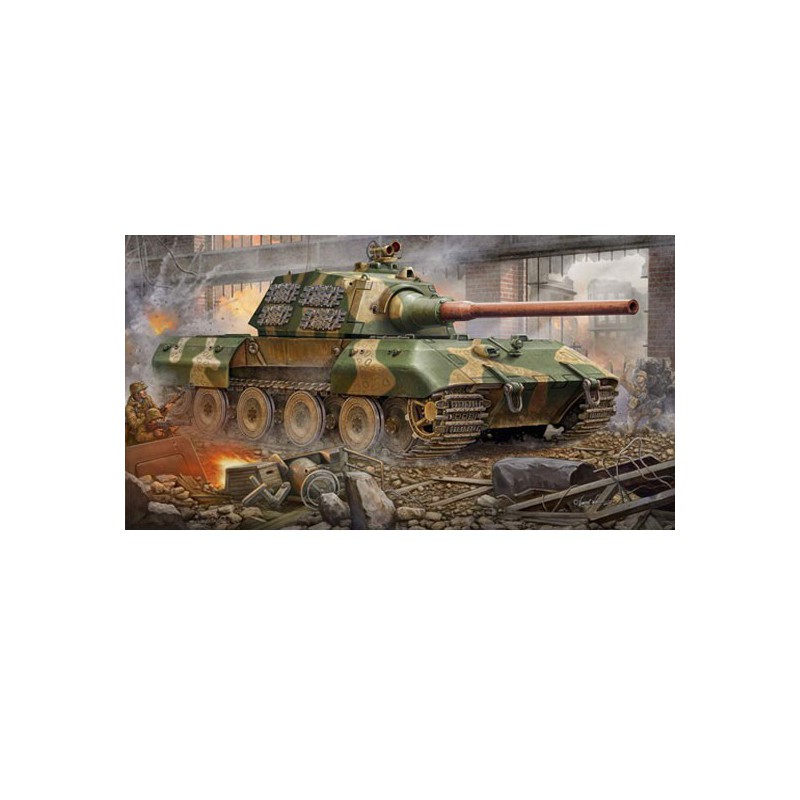 TRAIN E100 Super Heavy Tank plastic plastic model | Scientific-MHD