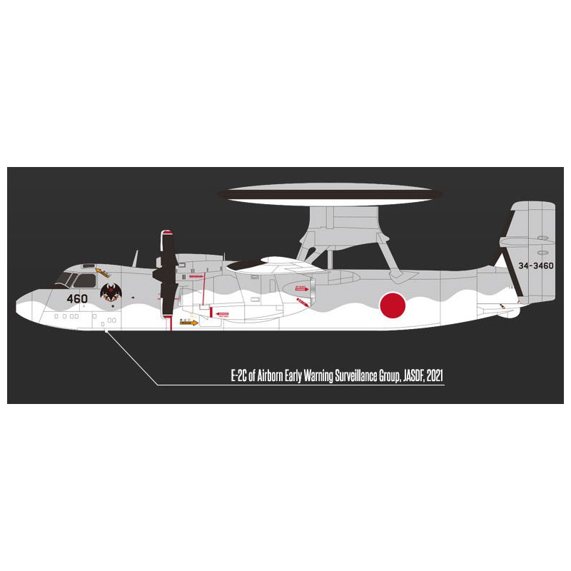 USN E-2C Plastic plane model Vaw-113 1/144 | Scientific-MHD USN E-2C Plastic plane model Vaw-113 1/144 | Scientific-MHD