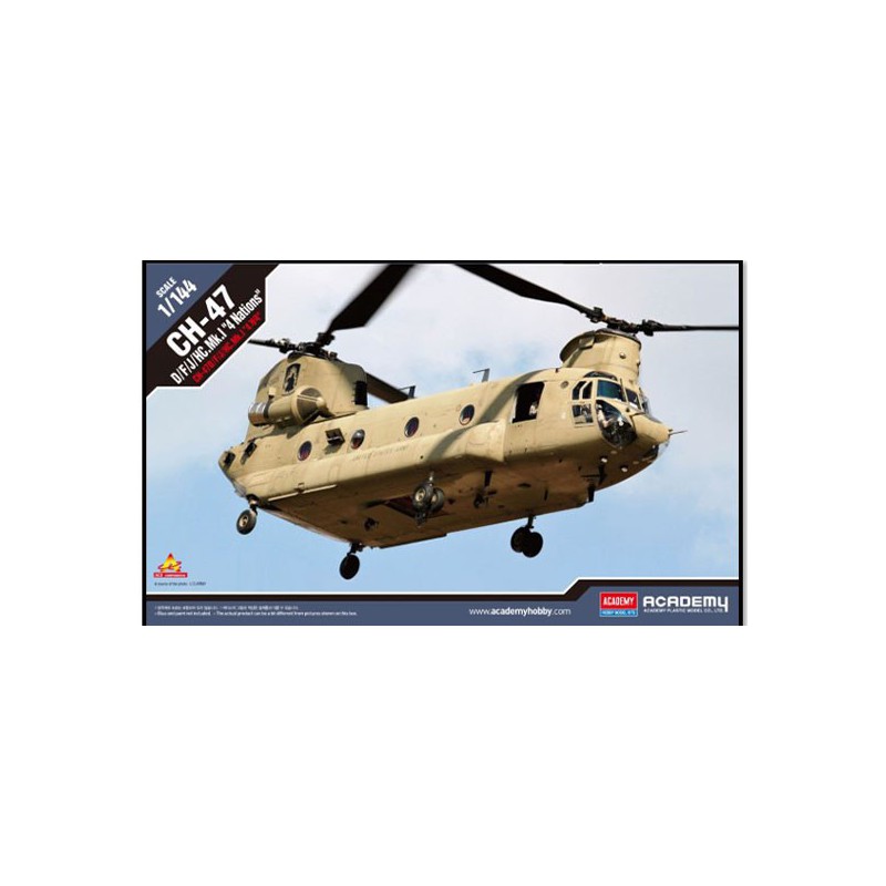 Plastic helicopter model CH-47 D/F/J/HC.MK.I 1/144 | Scientific-MHD