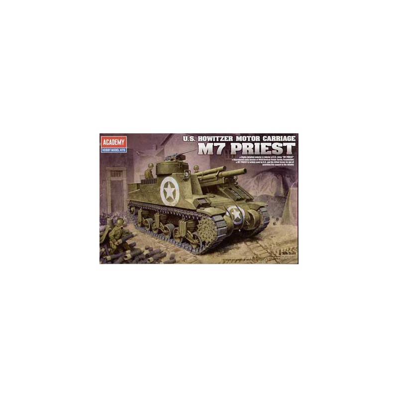 Plastic tank model M7 Priest 105 mm 1/35 | Scientific-MHD