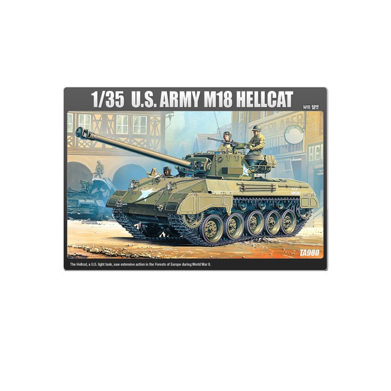 US Army M18 Hellcat 1/35 plastic plastic model | Scientific-MHD