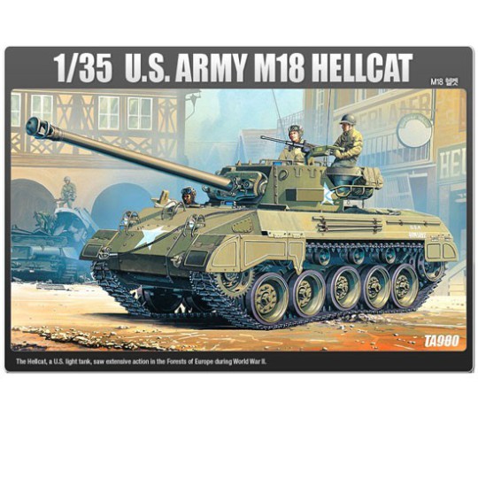 US Army M18 Hellcat 1/35 plastic plastic model US Army M18 Hellcat 1/35 plastic plastic model | Scientific-MHD