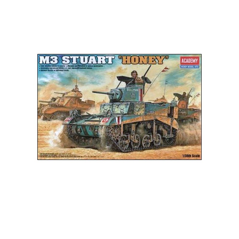 British M3 Stuart "Honey" plastic tank model 1/35 | Scientific-MHD