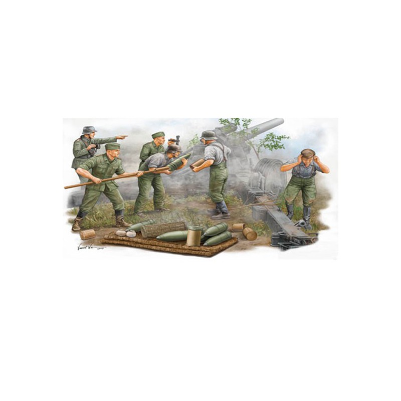 German Field Howitzer Gun Crew figurine | Scientific-MHD