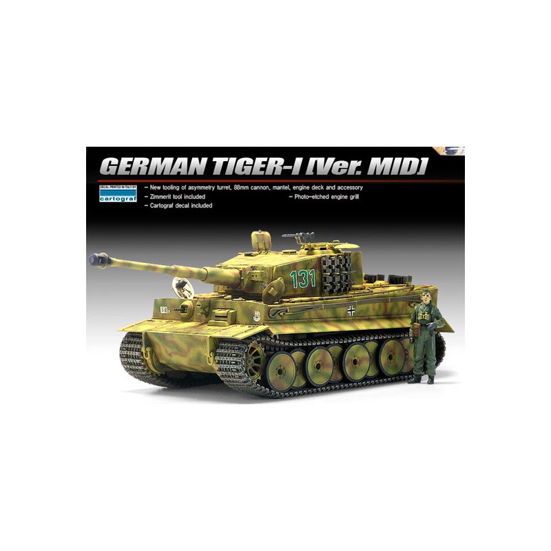 Tiger plastic tag model - i mid version 1/35 | Scientific-MHD