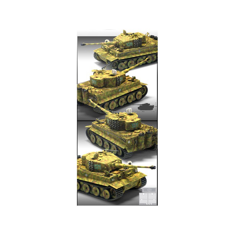 Tiger plastic tag model - i mid version 1/35 | Scientific-MHD