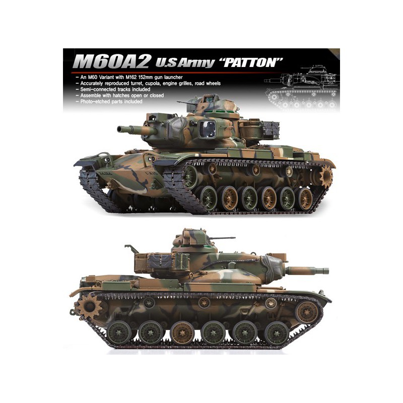 M60A2 Patton 1/35 plastic tank model | Scientific-MHD