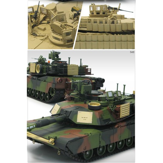 Plastic tank model U.S. Army M1A2 Tusk II 1/35 Plastic tank model U.S. Army M1A2 Tusk II 1/35 | Scientific-MHD