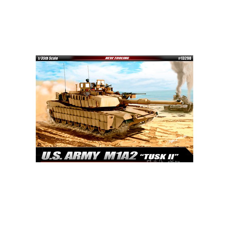 Plastic tank model U.S. Army M1A2 Tusk II 1/35 | Scientific-MHD