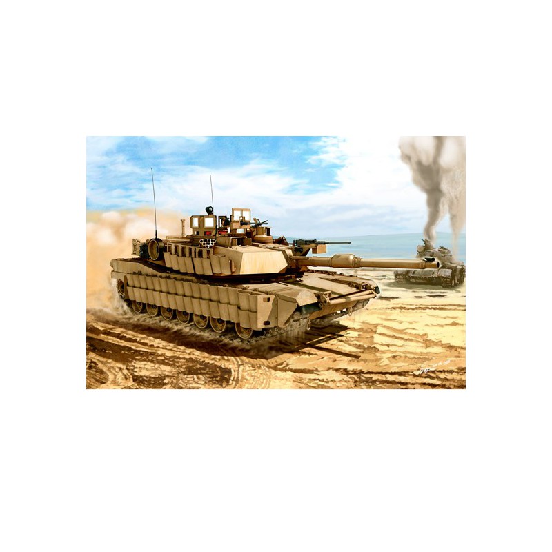 Plastic tank model U.S. Army M1A2 Tusk II 1/35 | Scientific-MHD