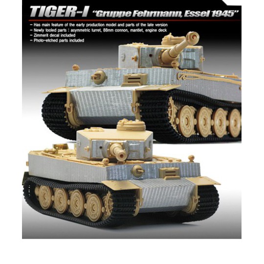 Tiger-1 fehrmann 1/35 plastic tag model Tiger-1 fehrmann 1/35 plastic tag model | Scientific-MHD