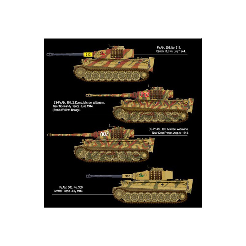 Tiger I late 1/35 plastic tag model | Scientific-MHD