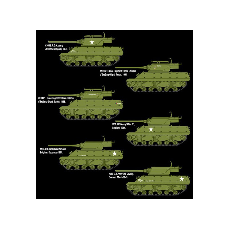 M36/M36B2 1/35 plastic tank model | Scientific-MHD