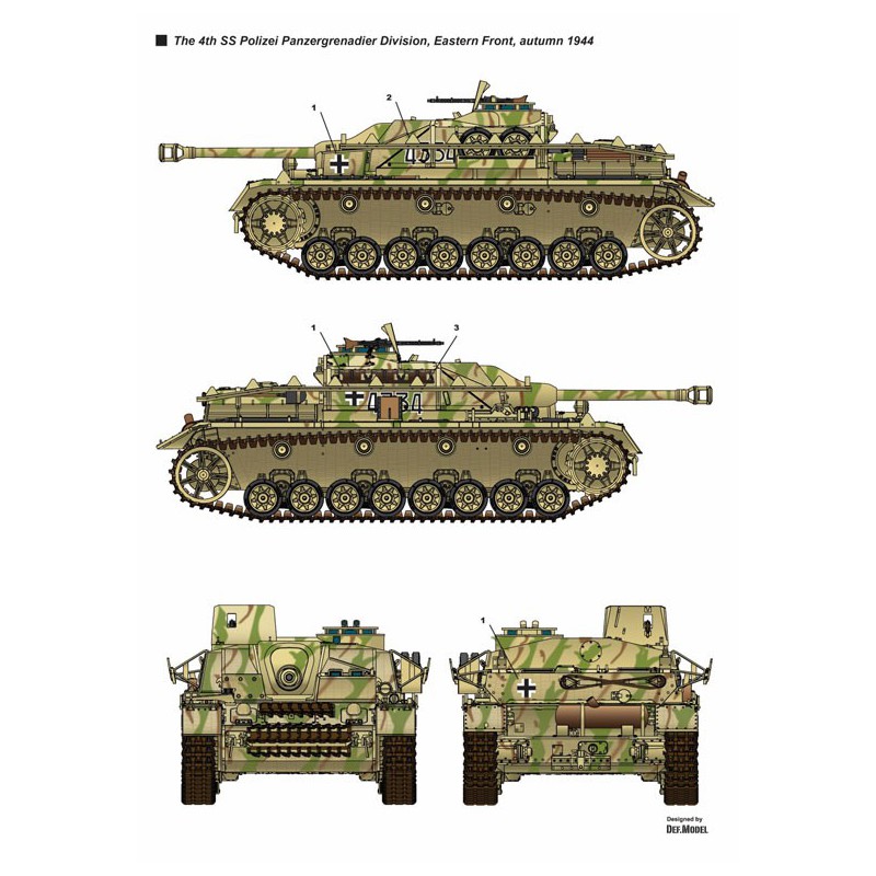 Plastic tank model German Stug IV SD.KFZ.167 | Scientific-MHD