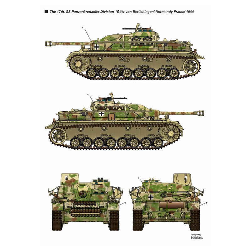 Plastic tank model German Stug IV SD.KFZ.167 | Scientific-MHD