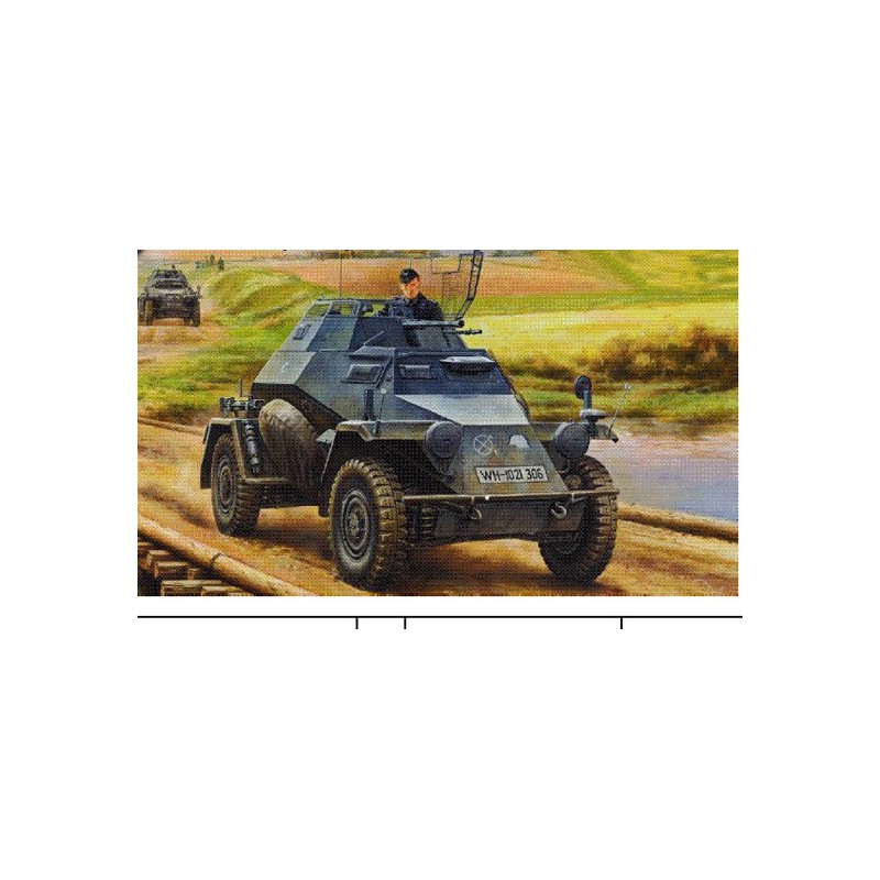 Plastic tank model 35043-sd.kfz.222 1/35 | Scientific-MHD