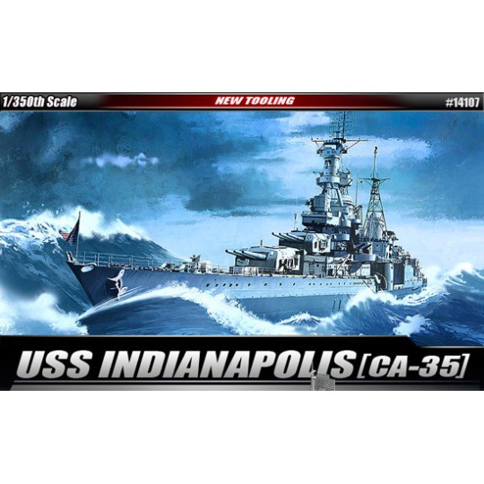 Plastic boat model U.S.S CA-35 Indianapolis 1/350 Plastic boat model U.S.S CA-35 Indianapolis 1/350 | Scientific-MHD