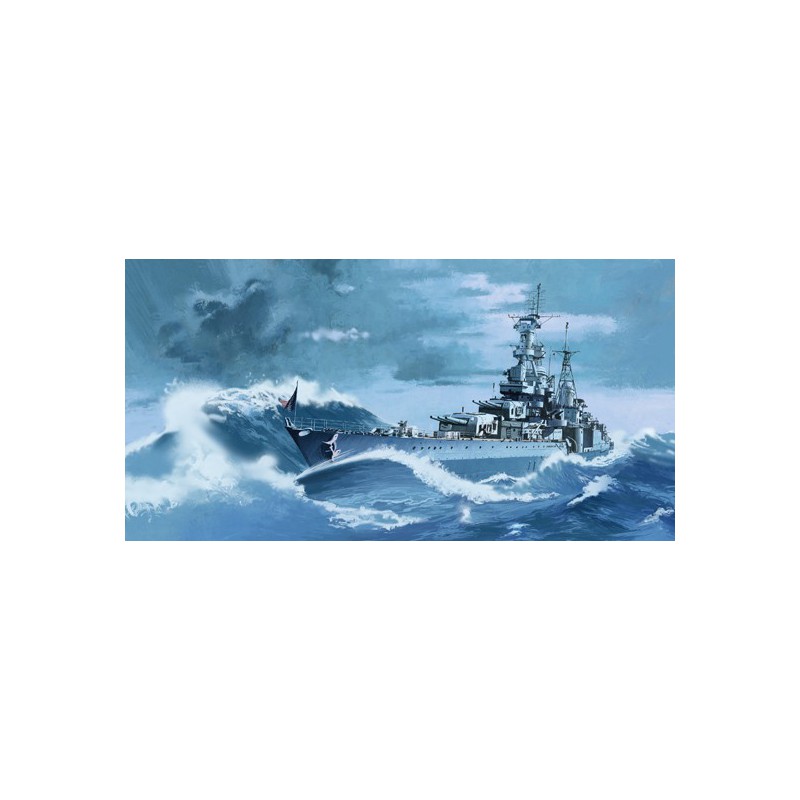 Plastic boat model U.S.S CA-35 Indianapolis 1/350 | Scientific-MHD