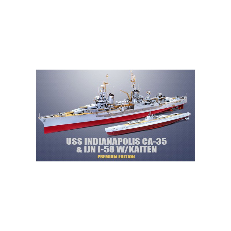 Plastic boat model CA-35 Indianapolis Premium Edition 1/350 | Scientific-MHD