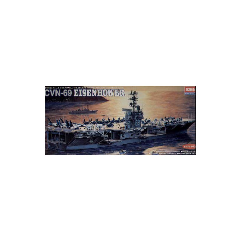 USS Eisenhower 1/800 plastic boat model | Scientific-MHD