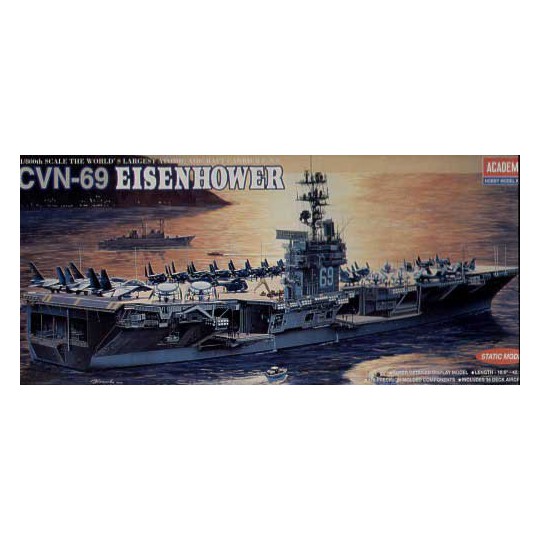 USS Eisenhower 1/800 plastic boat model | Scientific-MHD