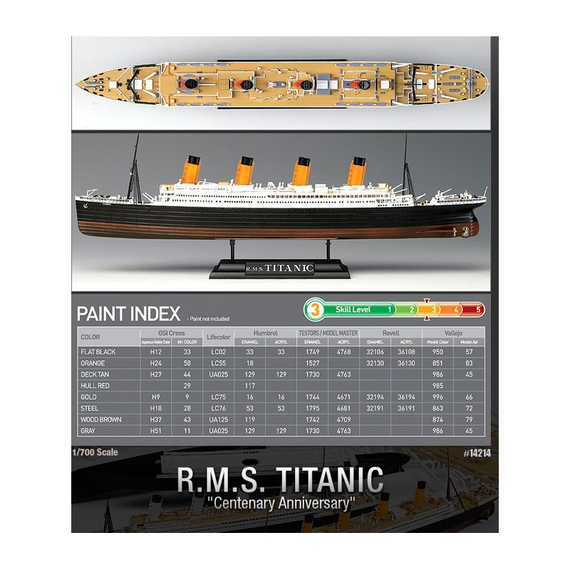 R.M.S. Titanic Centenary 1/700 | Scientific-MHD