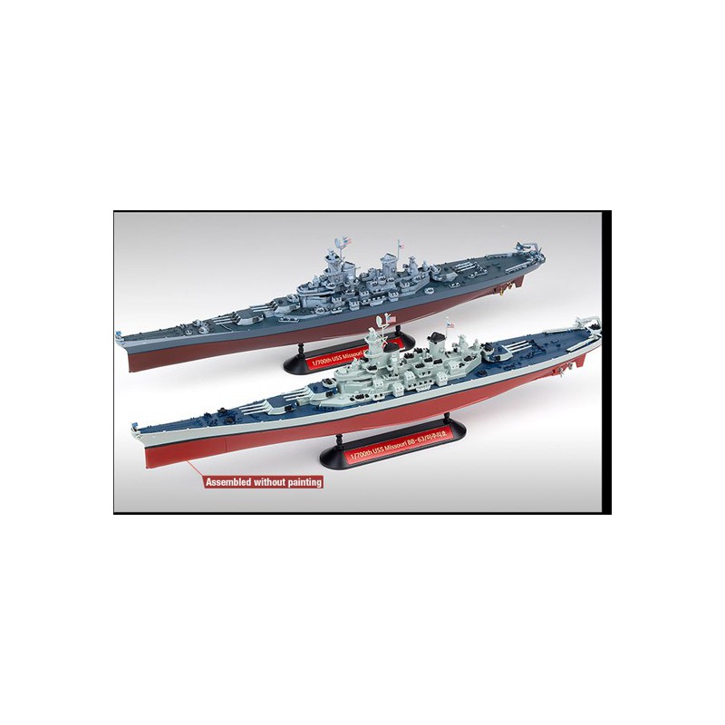 Uss Missouri BB-63 MCP 1/700 plastic boat model | Scientific-MHD