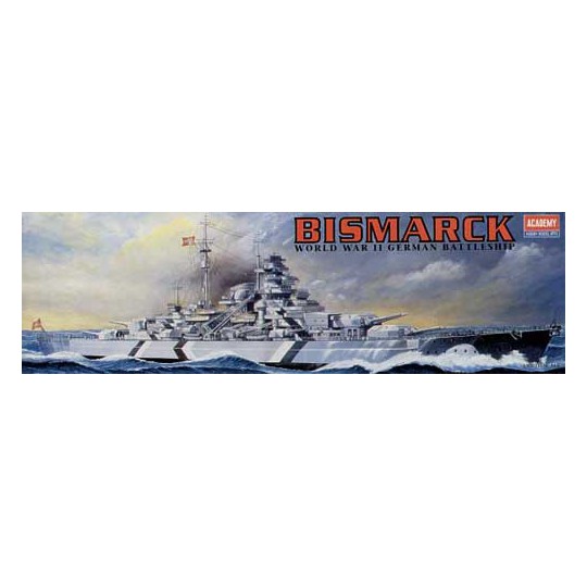 Battleship Bismarck (MTR) plastic boat model (MTR) 1/800 | Scientific-MHD