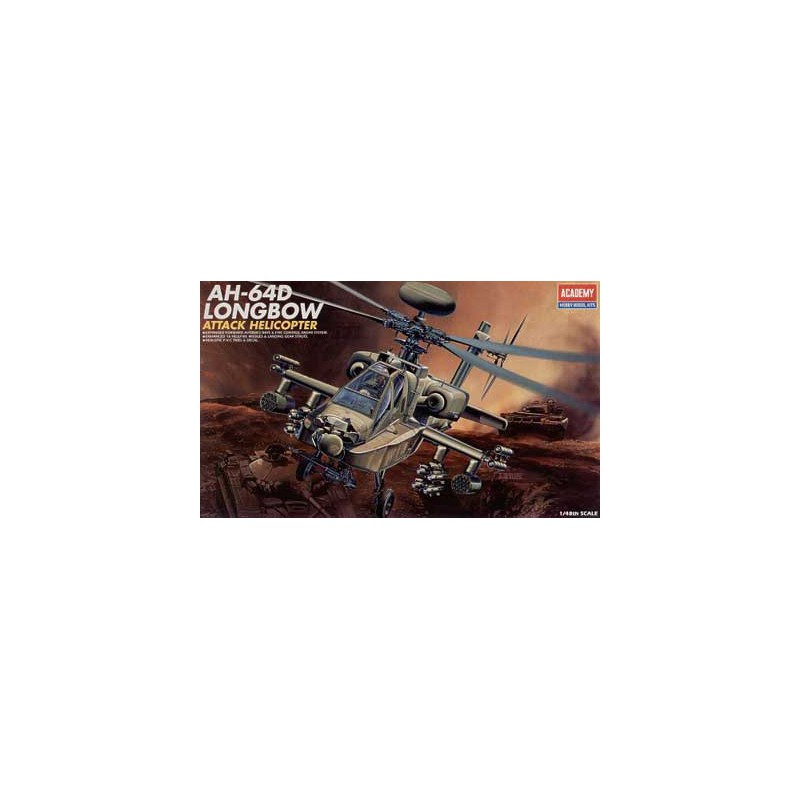 Plastic helicopter model AH-64D LONGBOW1/72 | Scientific-MHD