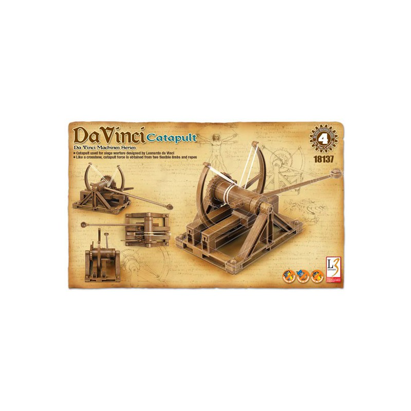 Plastic educational model Catapult Machine Leonard de V | Scientific-MHD