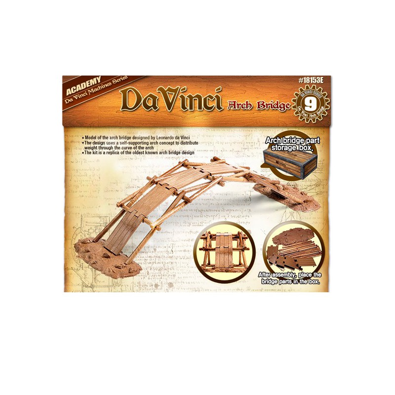 Educational plastic model Pont Léonard de Vinci | Scientific-MHD