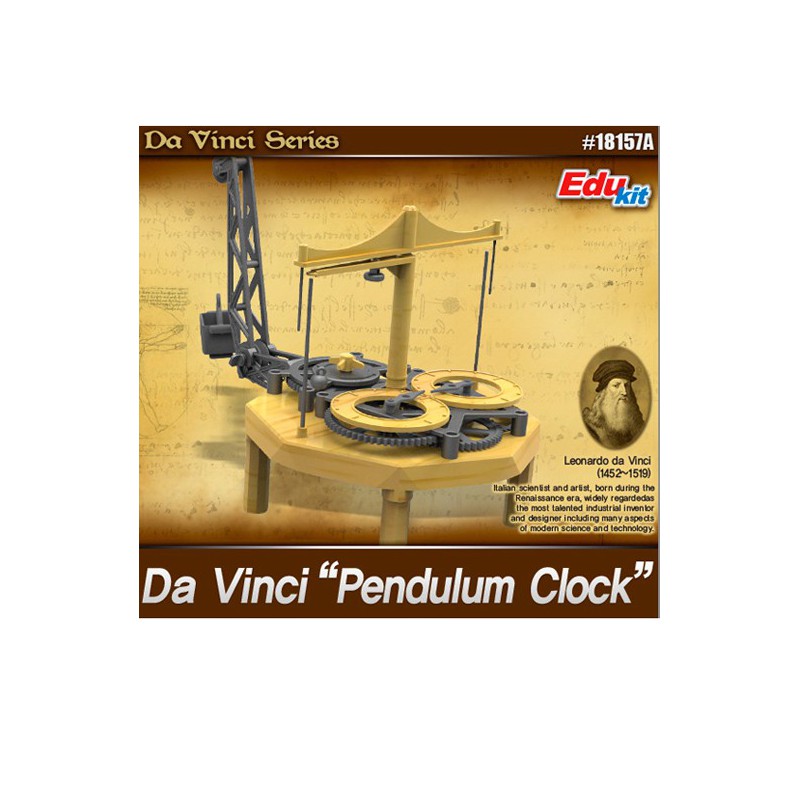 Educational plastic model hanging clock da vinci | Scientific-MHD
