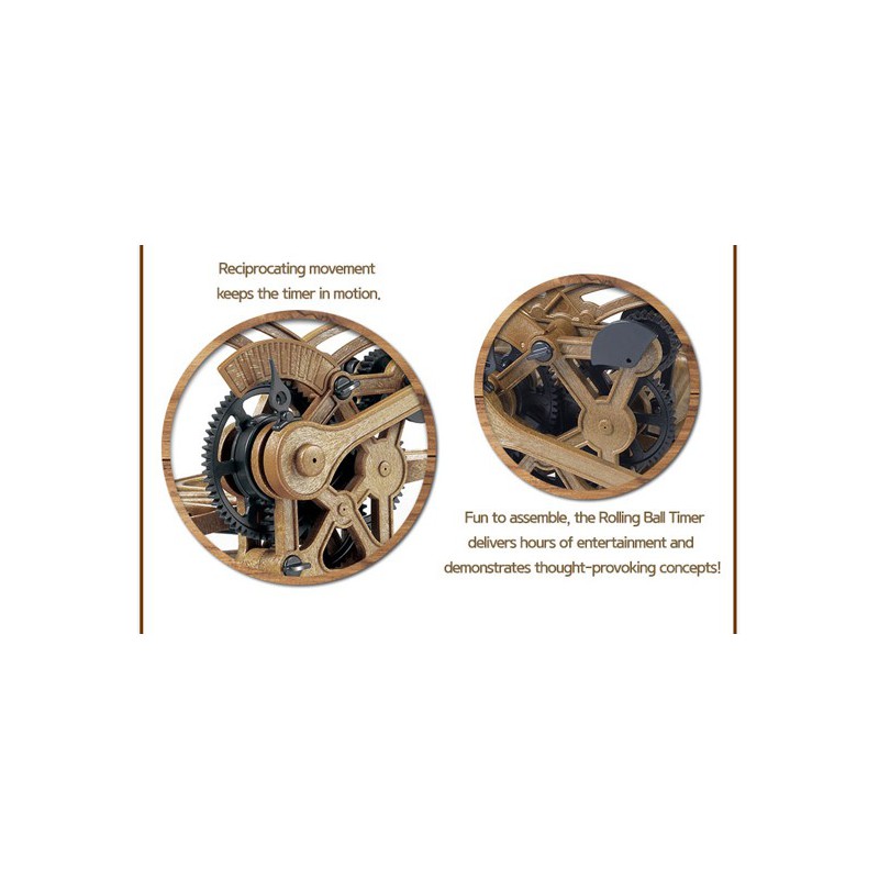 Da Vinci Rolling Ball Timer educational plastic model | Scientific-MHD