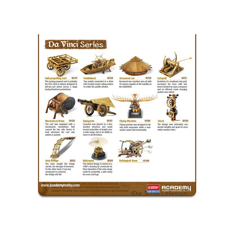 Da Vinci Rolling Ball Timer educational plastic model | Scientific-MHD