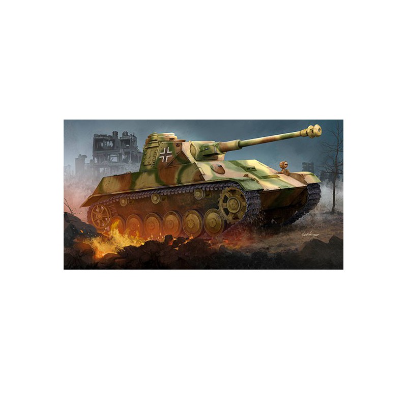 Plastic tank model German PZ.KPFW.III/IV AUF Einheitsfahrgestell (Small Turret) 1/35 | Scientific-MHD