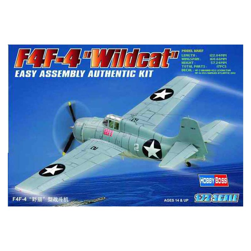 F4F-4 WildCat 1/72 plane plane model | Scientific-MHD