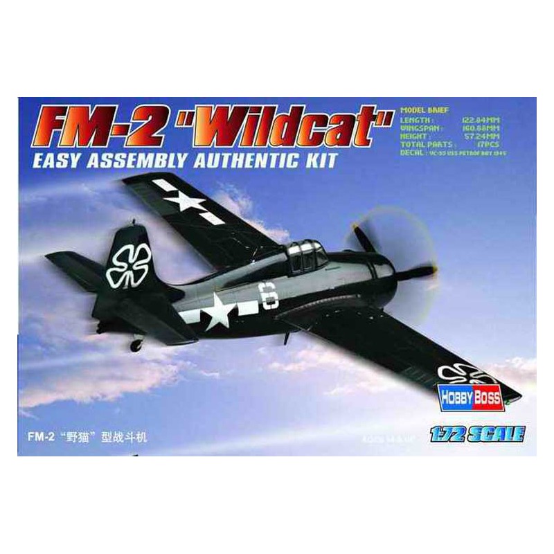 FM-2 plastic plane model WildCat 1/72 | Scientific-MHD