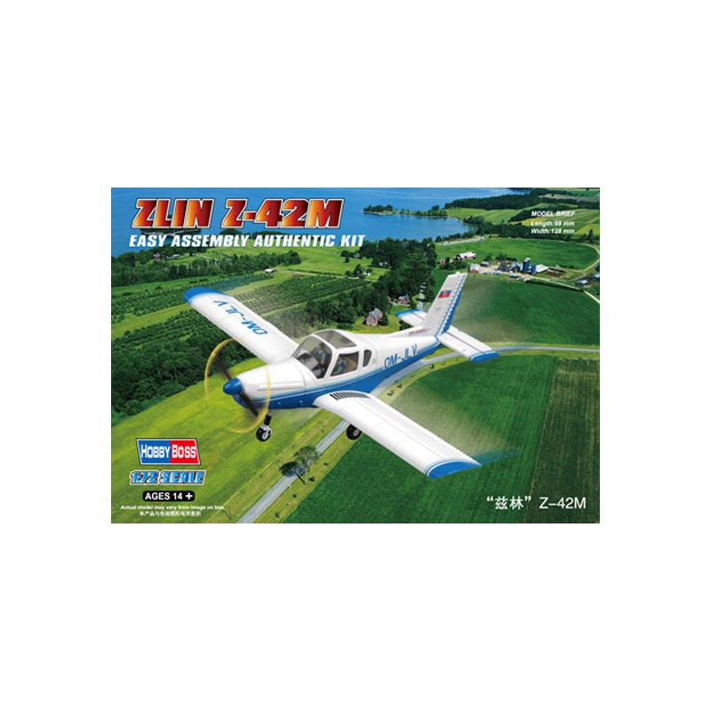 Zlin Z-42m1/72 plastic plane model | Scientific-MHD