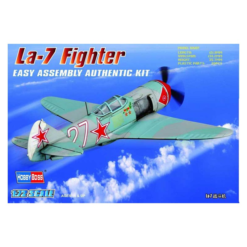 Russian la-7 1/72 plastic plane model | Scientific-MHD