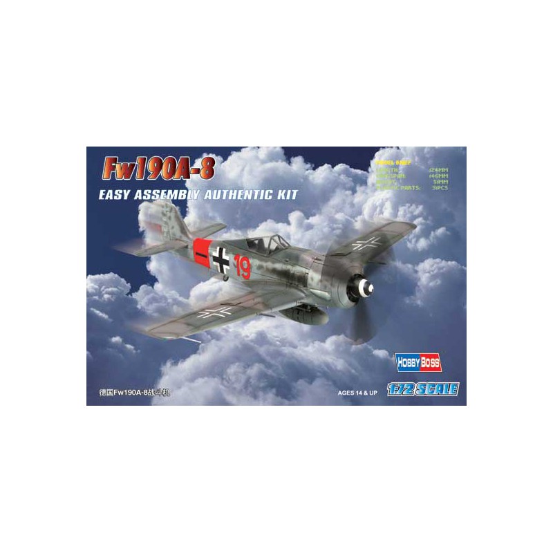 Plastic plane model FW 190 A-8 1/72 | Scientific-MHD