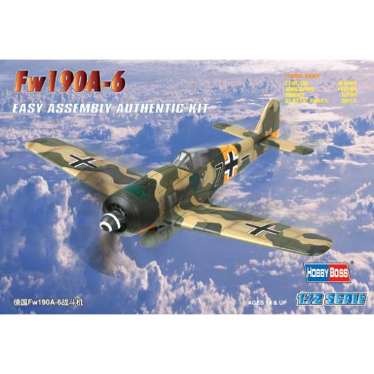 Plastic plane model FW 190 A-6 1/72 Plastic plane model FW 190 A-6 1/72 | Scientific-MHD