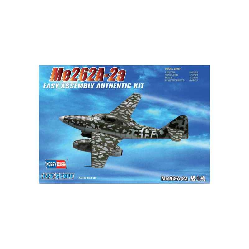 Plastic plane model Me 262 A-1A 1/72 | Scientific-MHD