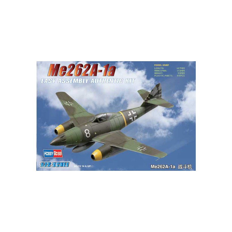 Plastic plane model Me 262 A-2A 1/72 | Scientific-MHD