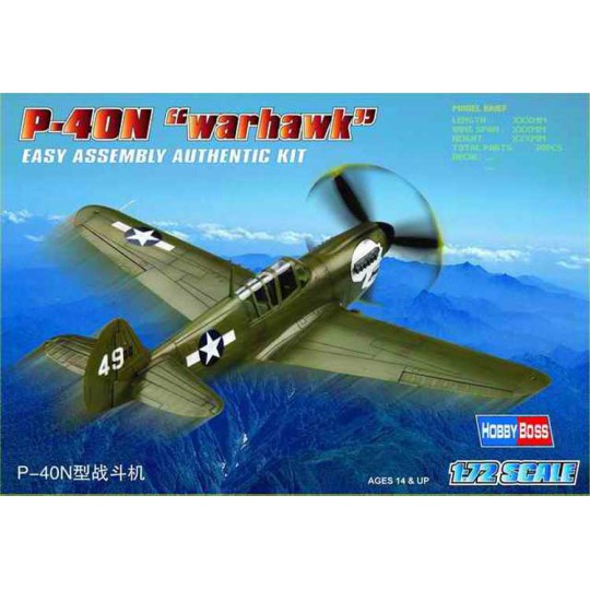 P-40 N Warhawk 1/72 plastic plane model P-40 N Warhawk 1/72 plastic plane model | Scientific-MHD